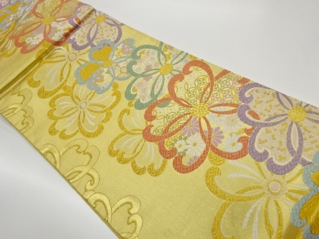 JAPANESE FUKURO OBI / WOVEN SAKURA